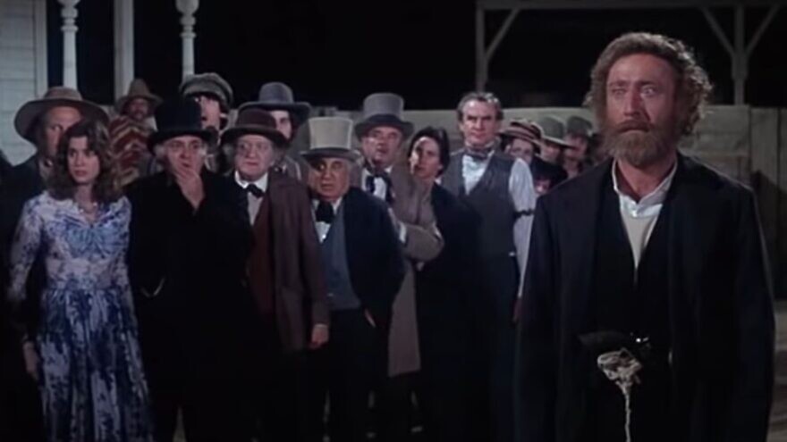 Gene Wilder plays a rabbi in The Frisco Kid. Source: Screenshot.