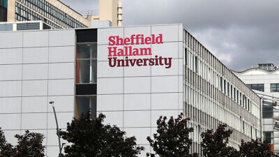 Sheffield Hallam University. Credit: Tupungato/Shutterstock.