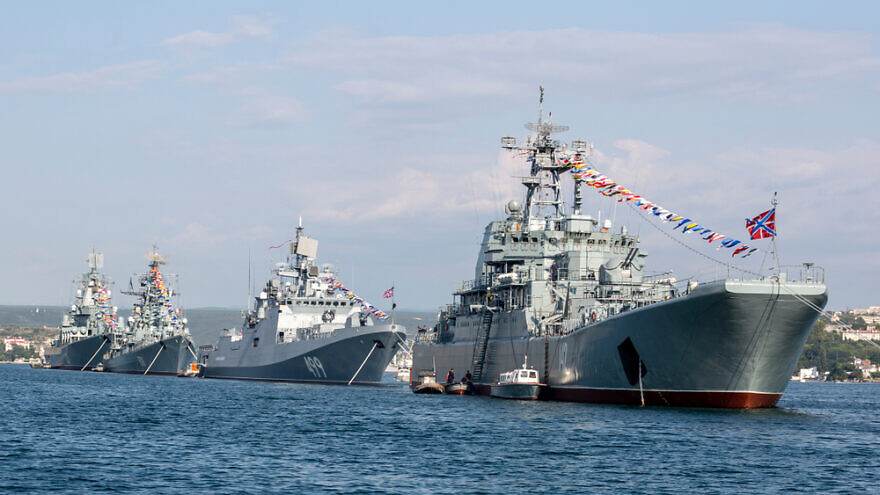 Russian Navy ships in the Black Sea. Credit: Vectorkel/Shutterstock.