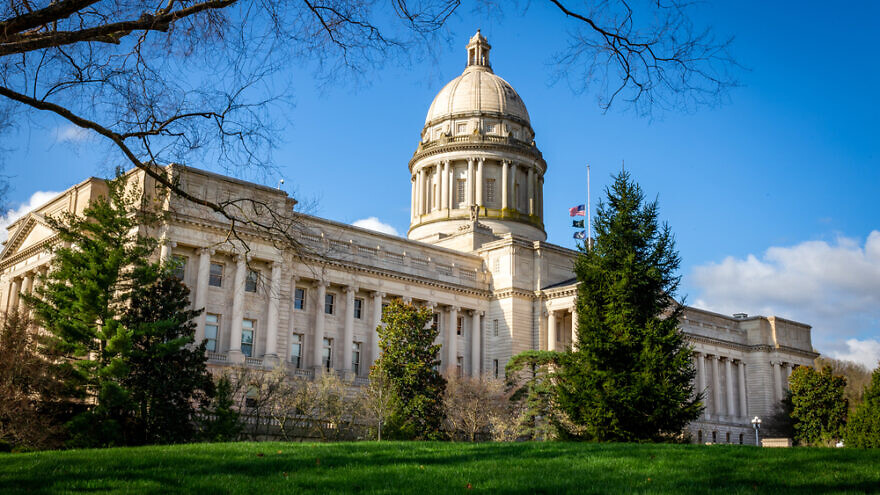 Kentucky state capitol building located in the capital city of Frankfort. Credit: Ivelin Denev/Shutterstock.