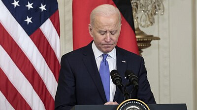 U.S. President Joe Biden delivers remarks during a joint news conference with German Chancellor Olaf Scholz in the East Room of the White House in Washington, D.C. Credit: ApostolisBril/Shutterstock.