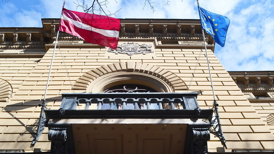 Building of Latvian Saeima Republican in Riga, Latvia. Credit: Konstantinks/Shutterstock.
