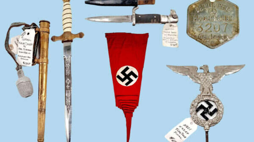Nazi memorabilia set to be auctioned off by Pentagon Auctions. Credit: Courtesy.