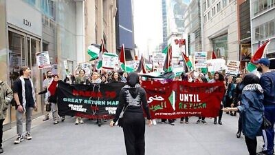 A rally by the group Within Our Lifetime, United for Palestine. Source: Facebook.