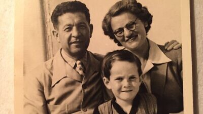 Dr. John H. Merey as a child with his parents. Credit: Courtesy.