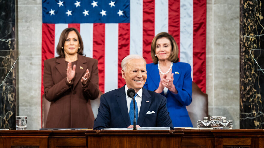 U.S. President Joe Biden delivering the State of the Union address. March 2, 2022. Source: POTUS/Twitter.