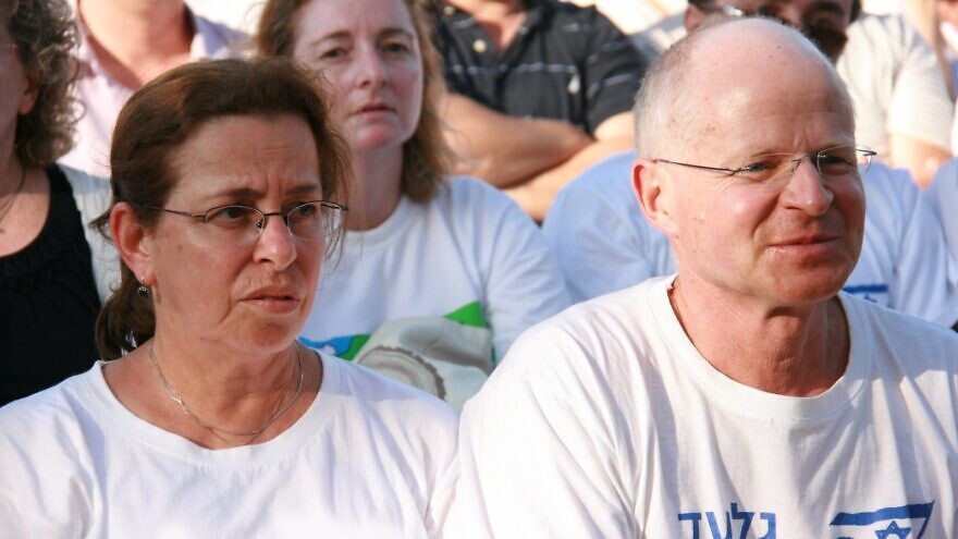Noam and Aviva Shalit, parents of Gilad Shalit, July 5, 2010. Credit: Itzik Edr via Wikimedia Commons.