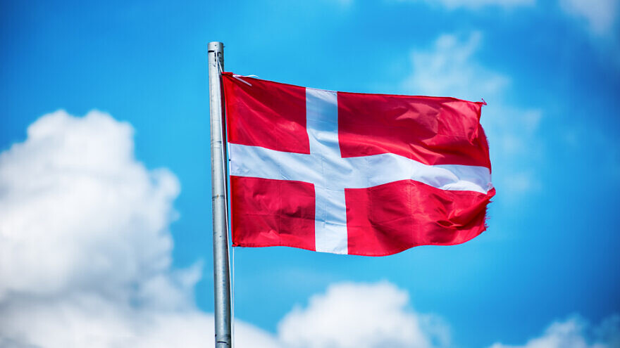 The national flag of Denmark. Credit: Photology1971/Shutterstock.