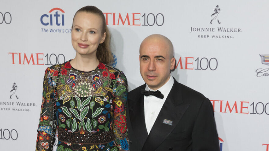 Julia Milner and Yuri Milner attends Time 100 gala at Jazz at Lincoln Center in 2016. Credit: lev radin/Shutterstock.