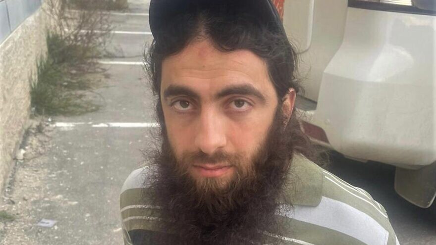 Wasim Assayed, 34, of Hebron, was arrested for the murders of Yehuda and Tamar KaduriI of Jerusalem, as well as a Moldovan worker, March 2022. Credit: Israel Police.