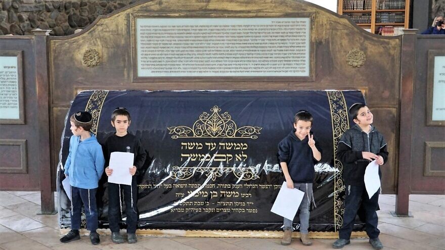 At the Tomb of Maimonides (the Rambam) in central Tiberias, on the western shore of the Sea of Galilee. Photo by Judy Lash Balint.