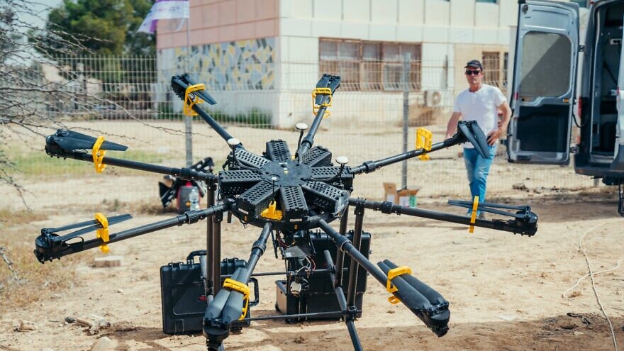 Twenty startup companies specializing in robotics and mini-drones took part in a competition held in southern Israel from April 4-6, 2022. Credit: Black Box Media.