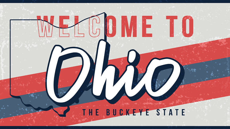 Welcome to Ohio sign. Credit: Moondes/Shutterstock.