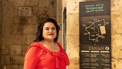 Angela Grabovsky in Jerusalem, May 12, 2022. Photo by Rebecca Nathan Kowalsky.
