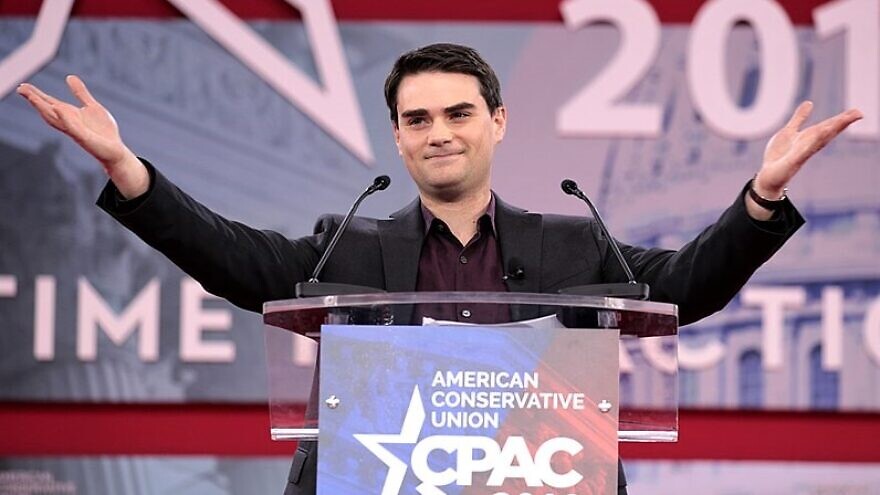 Conservative political commentator, media host and columnist Ben Shapiro speaking at the 2018 Conservative Political Action Conference (CPAC) in National Harbor, Md., February 2018. Credit: Gage Skidmore via Wikimedia Commons.