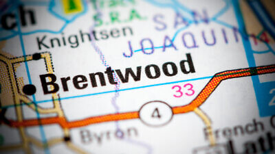 Brentwood. Calif. Credit: SevenMaps/Shutterstock.
