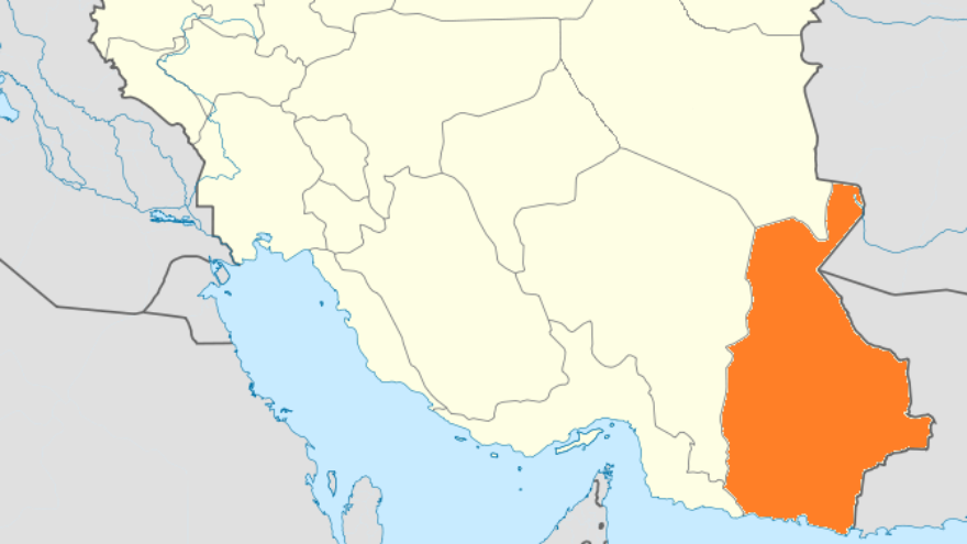 Sistan and Baluchestan Province in Iran. Credit: Uwe Dering via Wikipedia.