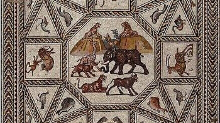 The Lod Mosaic. Photo: Israel Antiquities Authority.