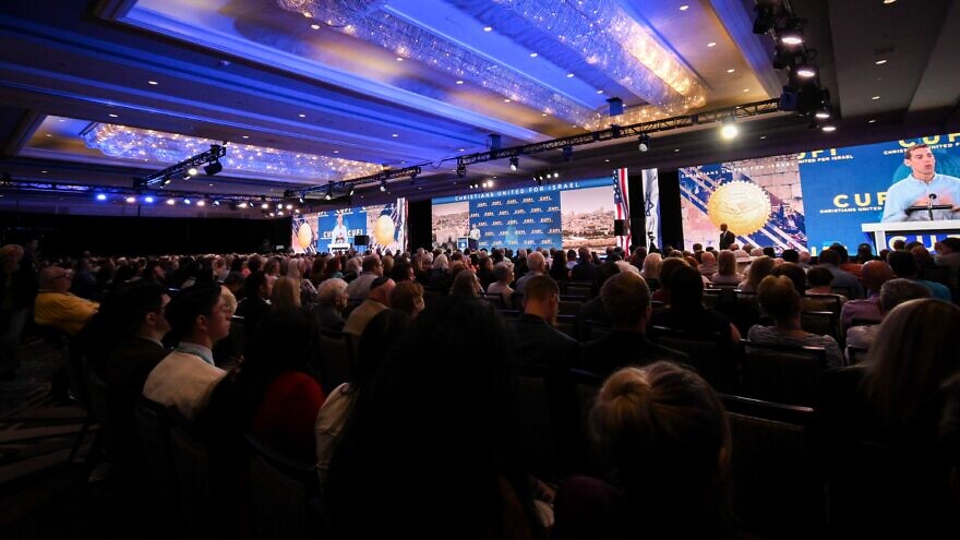 The audience at the Christians United for Israel (CUFI) Summit in Washington, D.C., July 2002. Credit: CUFI.