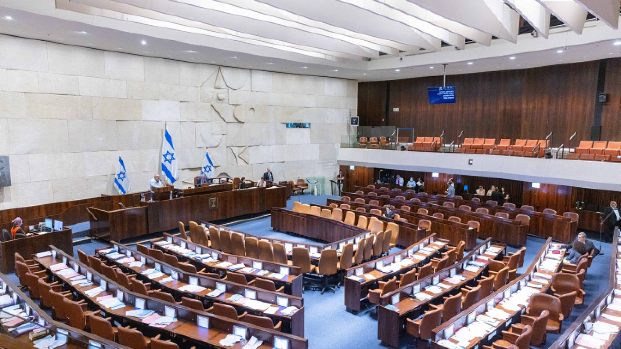 The Knesset Assembly Hall, June 30, 2022. Photo by Olivier Fitoussi/Flash90.