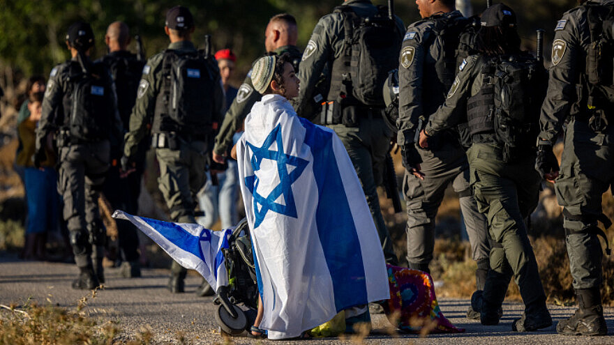 The Nachalah Settlement Movement set up two outposts near Kiryat Arba and four more in other areas of Judea and Samaria, July 20, 2022. Photo by Yonatan Sindel/Flash90.