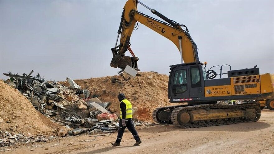 The Israel Defense Forces is actively involved in helping reduce waste and improve the environment, July 2022. Credit: IDF Spokesperson's Unit.