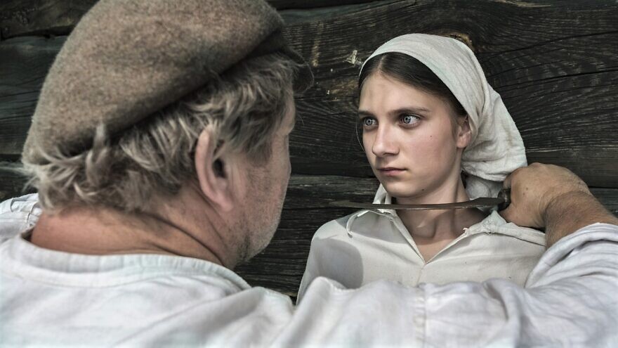 In the new film “My Name Is Sara,” a 13-year-old Jewish girl, Sara Goralnik, poses as “Manya,” there are some who would like to kill her in the newly released Holocaust film, “My Name Is Sara,” based on a true story. Credit: Courtesy of Strand Releasing.
