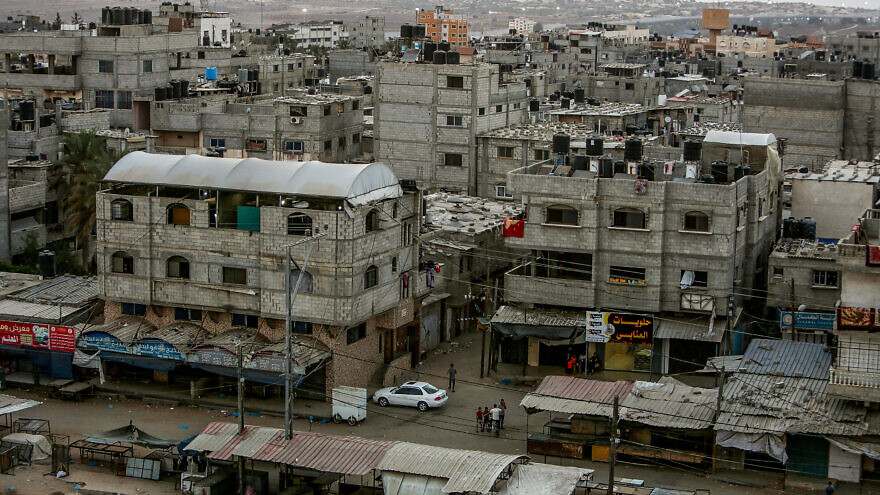 View of Rafah, in the southern Gaza Strip, on June 12, 2022. Photo by Abed Rahim Khatib/Flash90.
