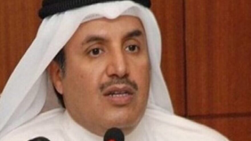 Sa’ad Bin Tefla Al-Ajmi, Kuwait’s former Minister of Information, July 8, 2022. Credit: Independentarabia.com via MEMRI.