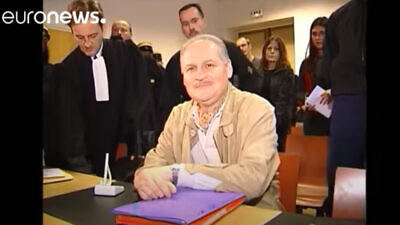 Ilich Ramírez Sánchez, aka Carlos the Jackal, appears in a French court in 2011. Source: Screenshot.