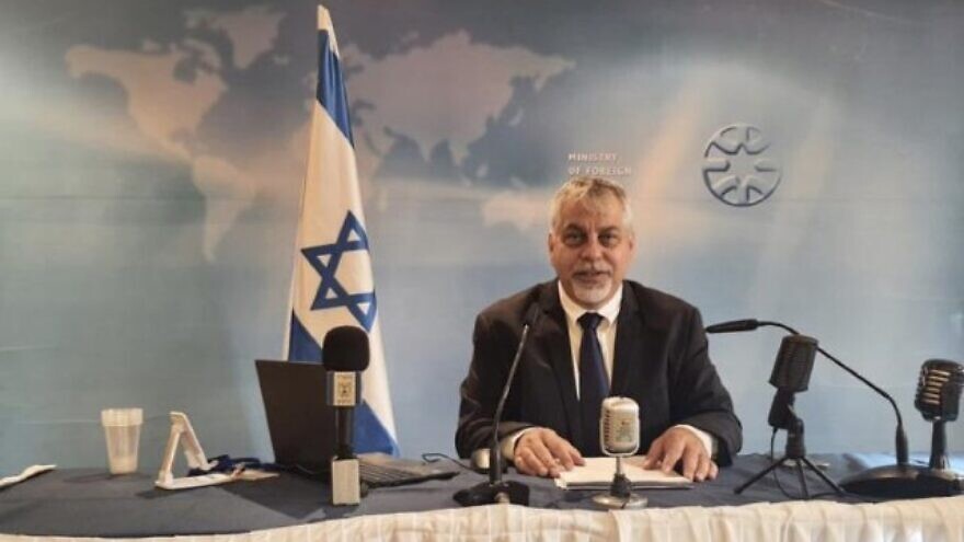 Israel's National Public Diplomacy Directorate Lior Haiat. Photo: Israeli Foreign Ministry.