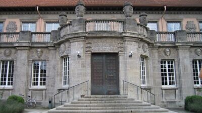Entrance to the Historical Reading Hall of the University Library of Tübingen in Germany. Credit: Wikimedia Commons.