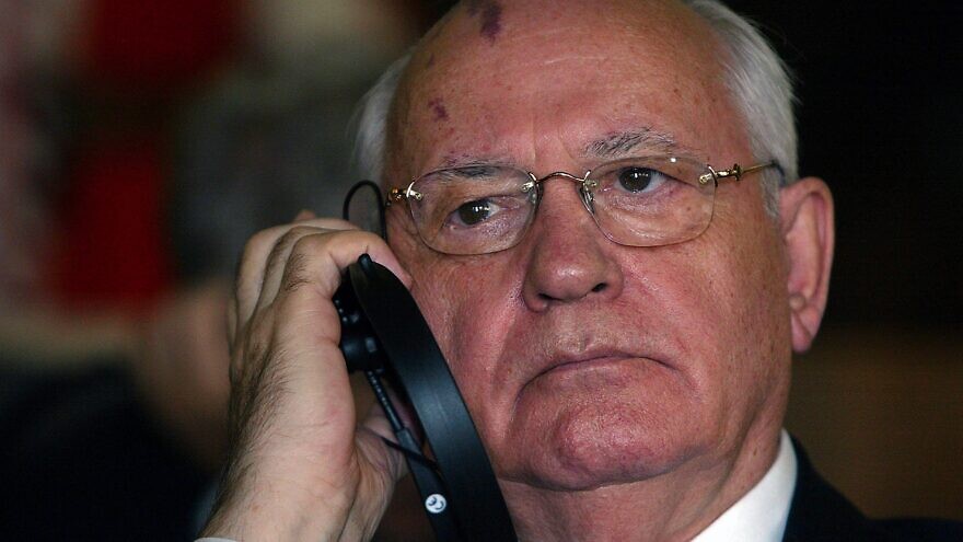 Former leader of the Soviet Union Mikhail Gorbachev at a conference in Florence, Italy, in 2004. Credit: Giacomo Morini/Shutterstock.