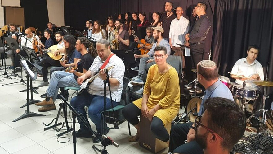 A concert of the Israel Orchestra of Inclusion. Credit: Courtesy of SHEKEL.