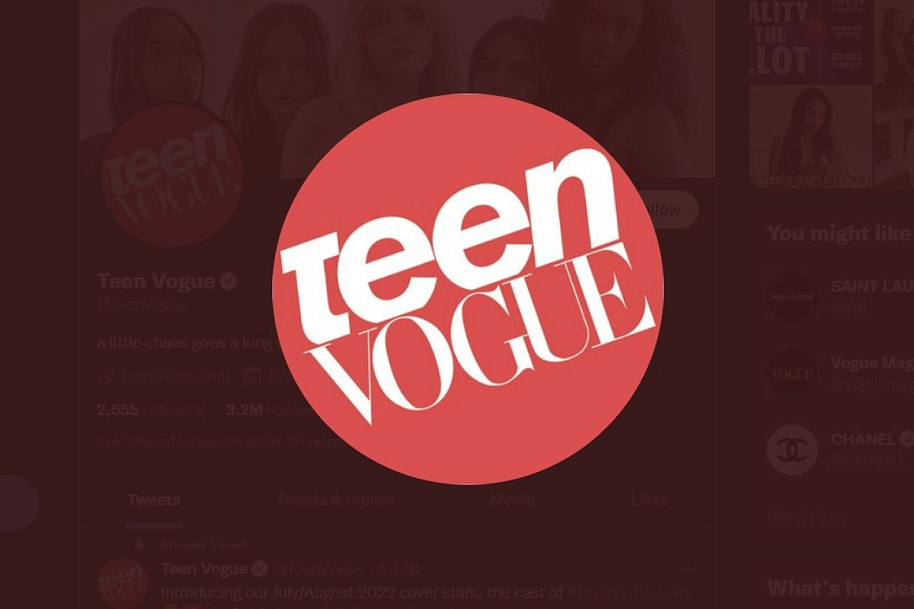 The logo of Teen Vogue. Source: Twitter