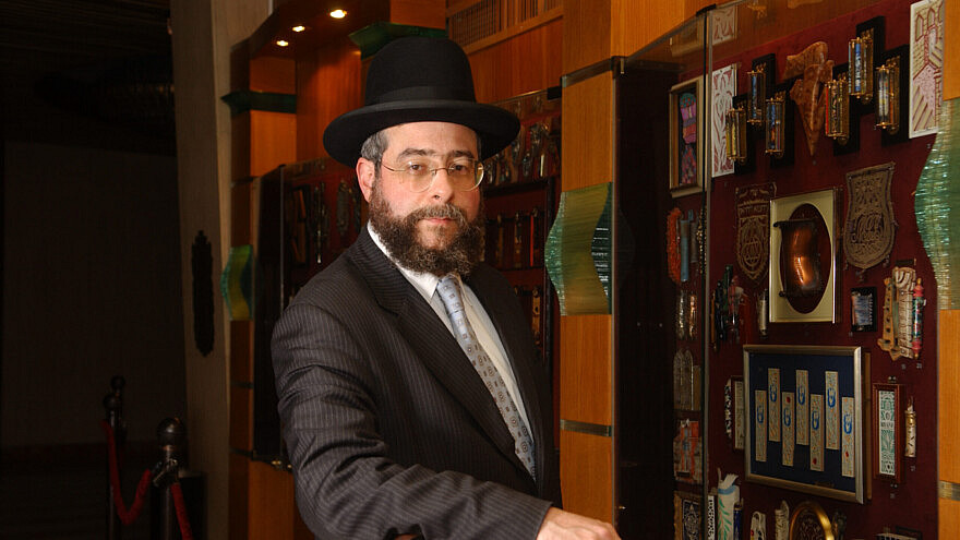 Former Chief Rabbi of Moscow Pinchas Goldschmidt. Photo by Flash90.