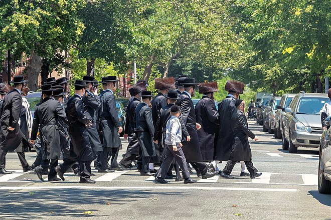 Chassidic Jews in the Williamsburg neighborhood of Brooklyn, N.Y. Credit: Agsaz/Shutterstock.