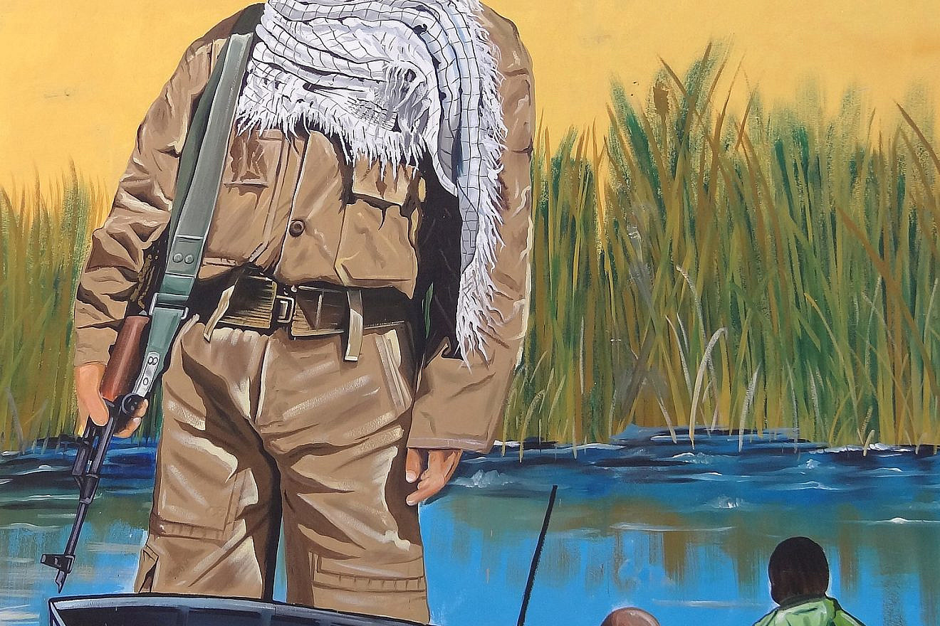 A mural depicting an Iranian child soldier. Photo: Adam Jones