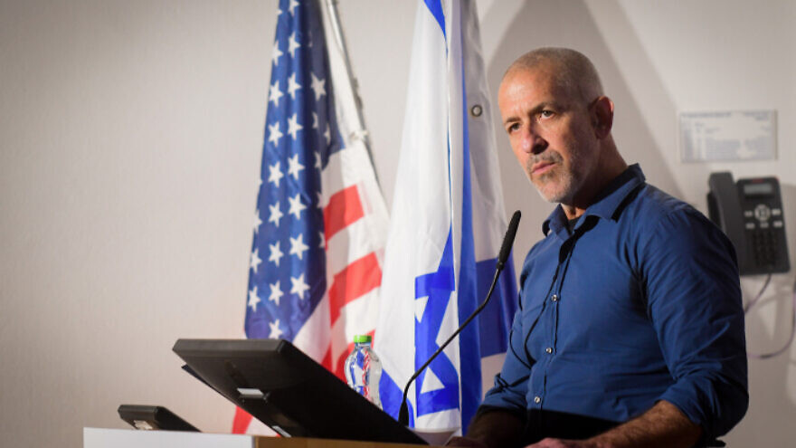 Shin Bet director Ronen Bar speaks at the World Summit on Counter-Terrorism at Reichman University in Herzliya, Sept.11, 2022. Photo by Avshalom Sassoni/Flash90.