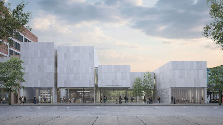 The new home of the Montreal Holocaust Museum, seen in this architect's rendering, is slated to open in two years. Credit: Courtesy of KPMB Architects.