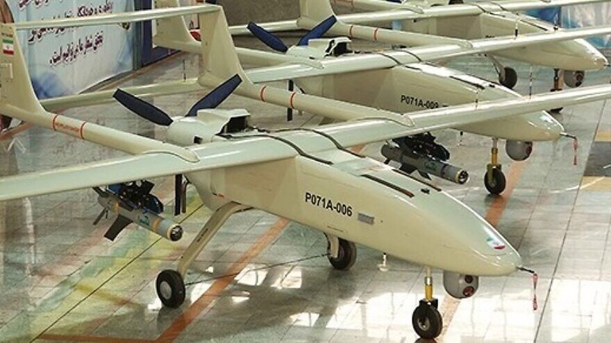 An Iranian Qods Mohajer-6 UAV. Credit: Tasmin News.