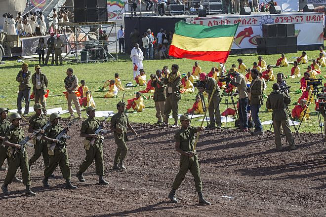 A ceremony marking the 40th anniversary of the founding of the Tigrayan People’s Liberation Front (TPLF), Mekelle, Ethiopia, Feb. 18, 2015. Photo: Paul Kagame/Flickr.