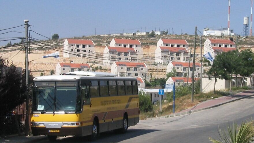 Bet El located in the Binyamin Region of the West Bank. Credit: Wikimedia Commons.