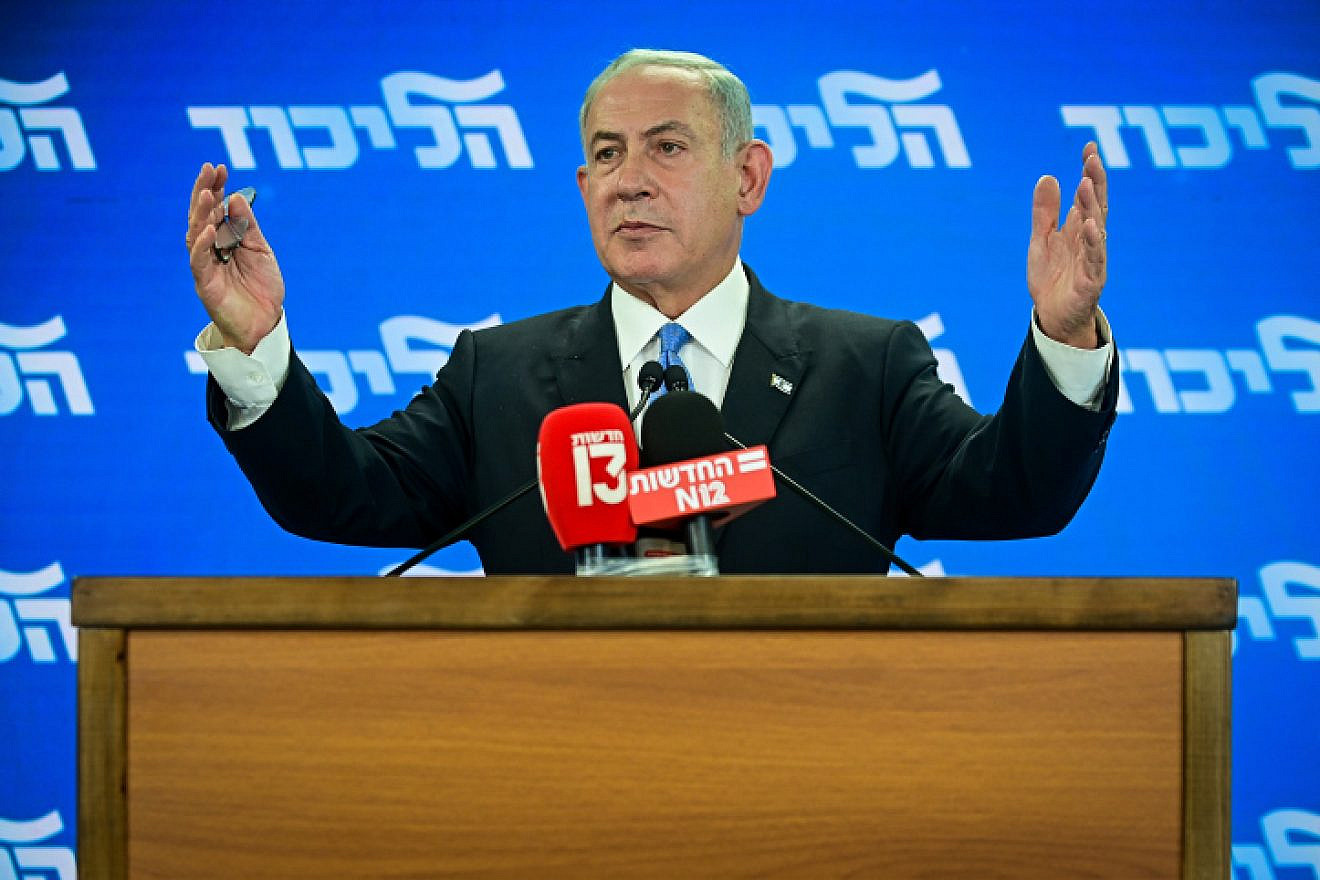 Israeli opposition leader Benjamin Netanyahu Credit: Flash90.