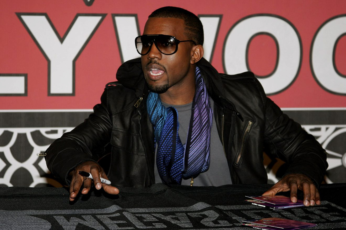 Kanye “Ye” West attends the in-store signing of his new release “Graduation” at the Virgin Megastore Hollywood & Highland in Calif., Sept. 13, 2007. Credit: Tinseltown/Shutterstock.