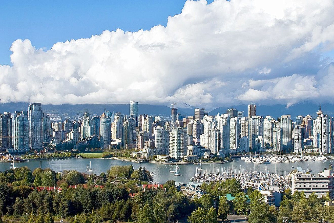 Vancouver. Credit: David G. Gordon via Wikimedia Commons.