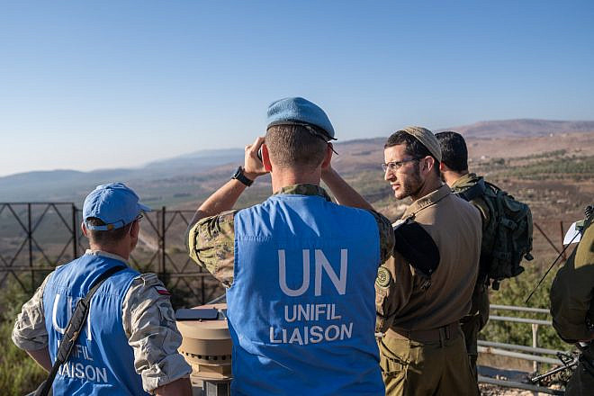 The IDF and UNIFIL coordinate activity on the Israeli-Lebanese border. Credit: IDF.
