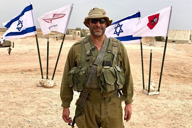 Ari Fuld during IDF reserve service. Photo: Courtesy of the Fuld family.