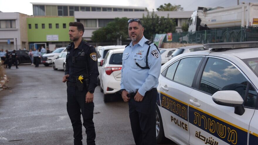 Israeli police officers, Nov. 1, 2022. Credit: Israel Police Spokesperson's Unit.