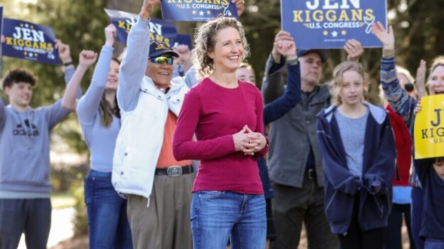 Challenger Jen Kiggans was endorsed by the Republican Jewish Coalition. Source: jenforcongress.com.
